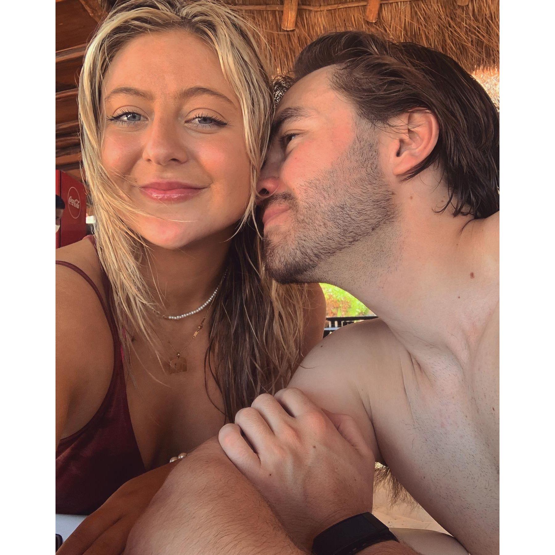 Our first vacation together! Playa Mujeres, Mexico 2021