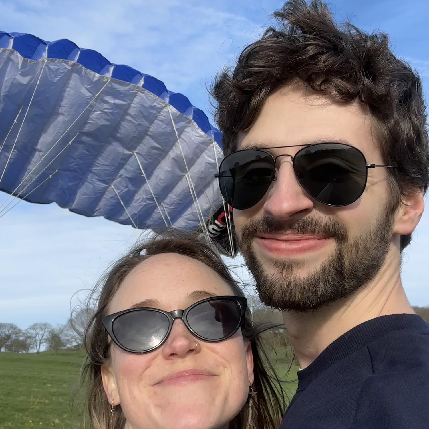 Heidi’s first time flying a kite!