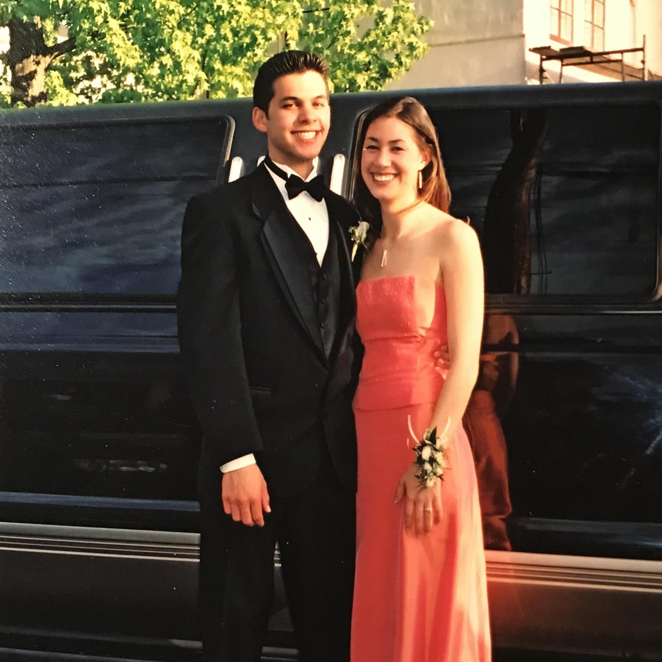 On the way to senior prom Spring 2003