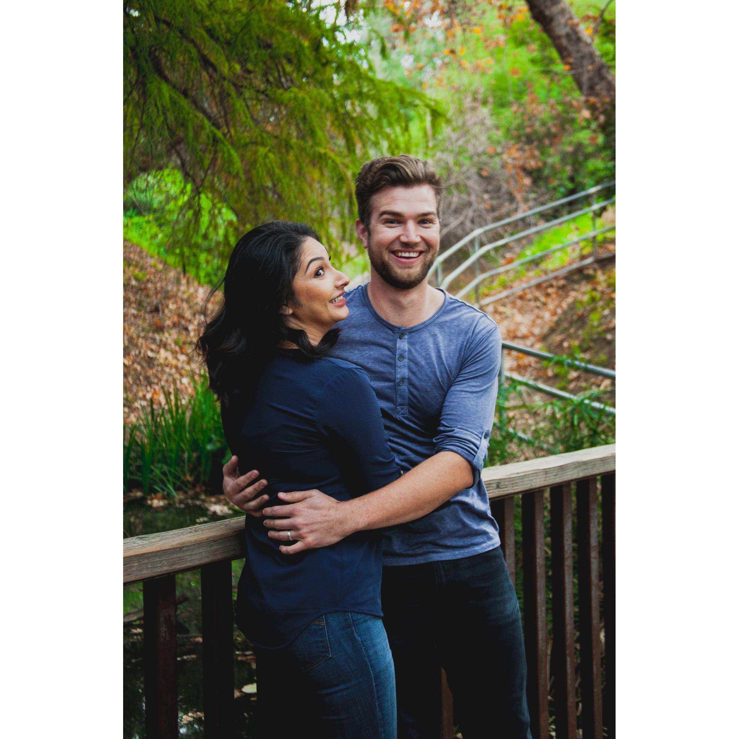 Pretty much how our entire Engagement Shoot went...