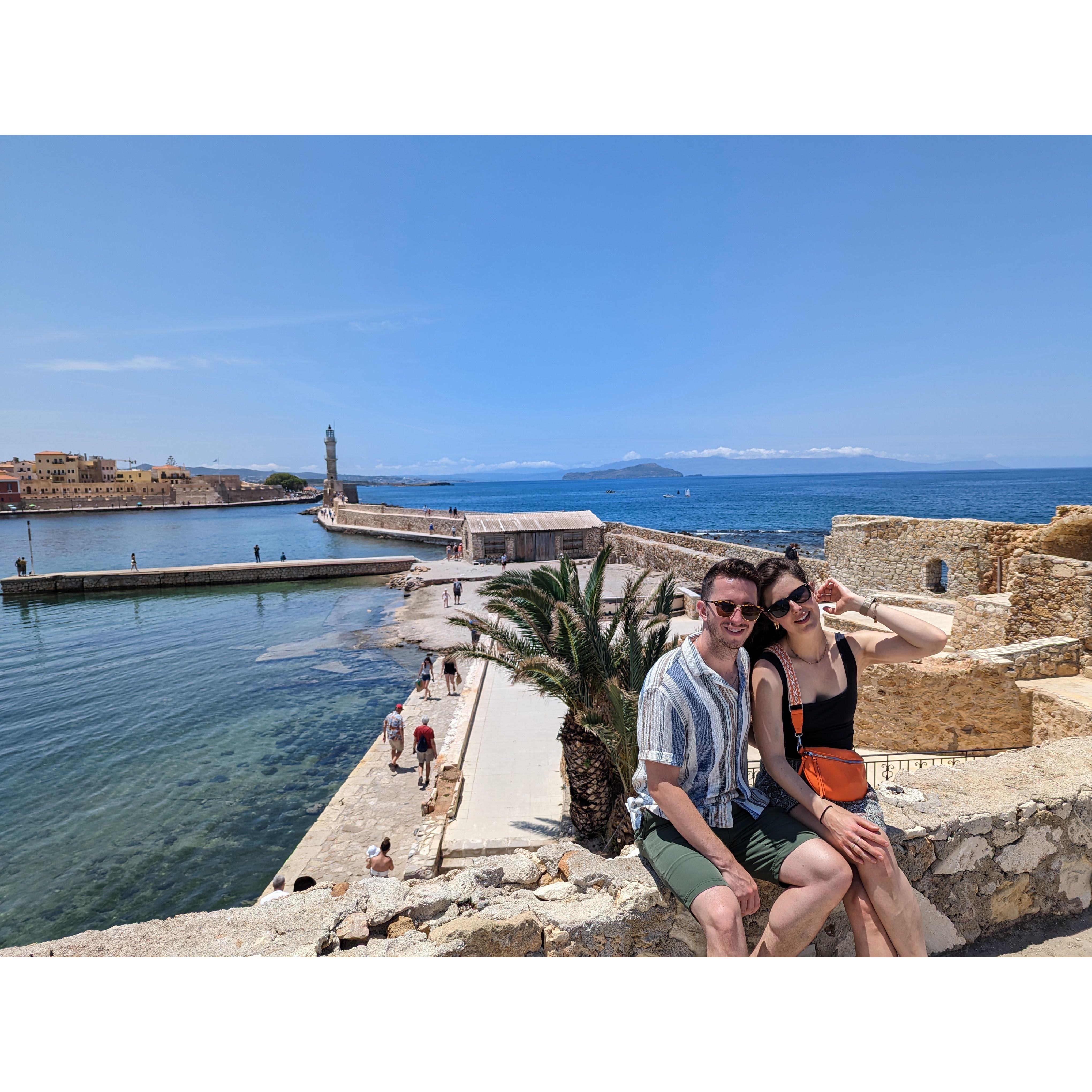 Exploring Chania, Crete.