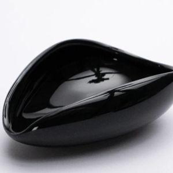 Ceramic Coffee Bean Measuring Cup, Black