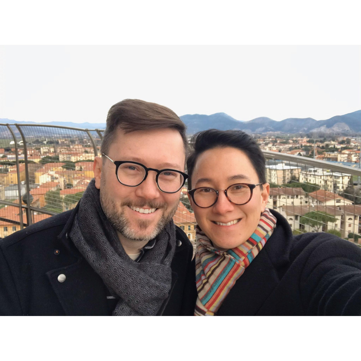 On the Tower of Pisa!