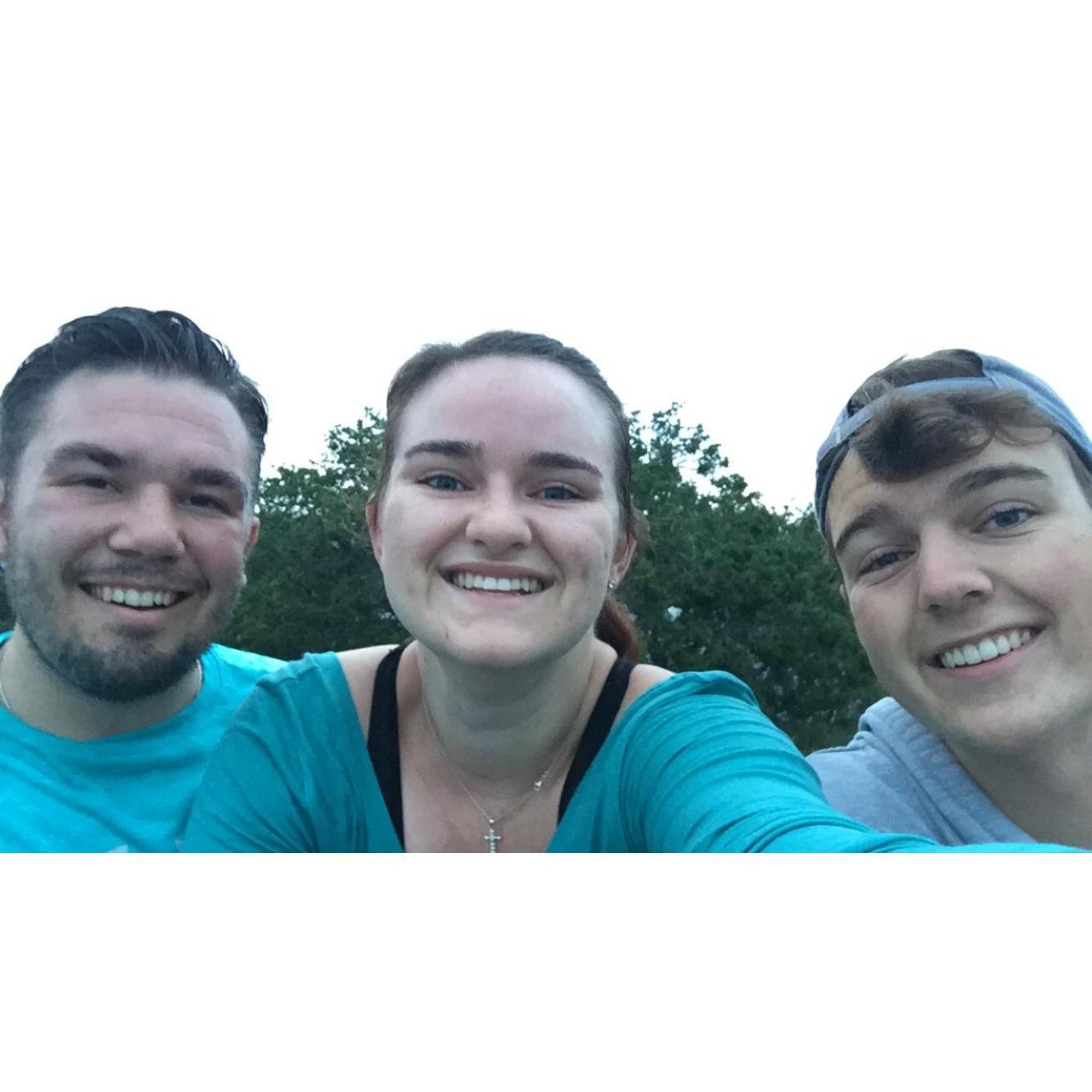 Sunrise hikes were never Alex's favorite, but he never complained <3