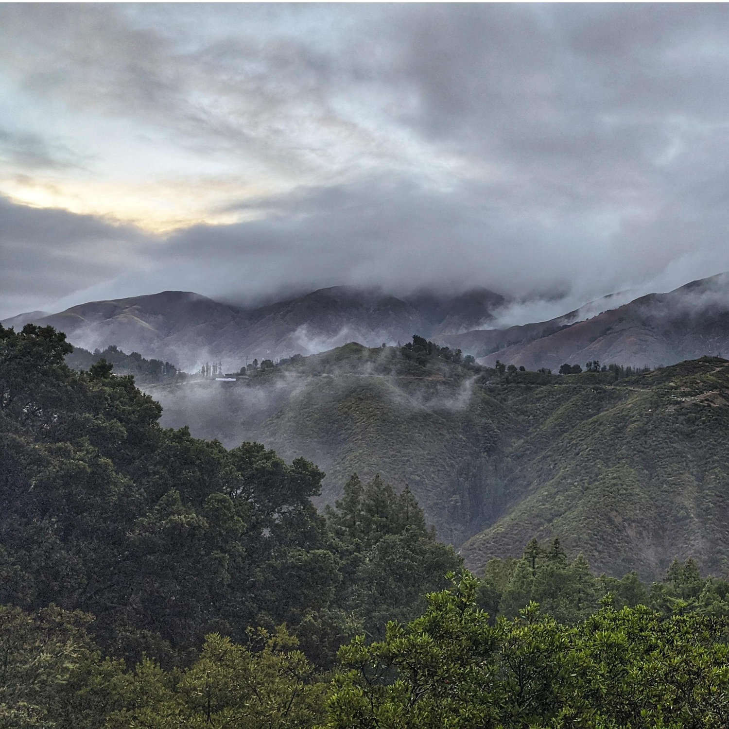 Misty Morning views from Rancho Rico