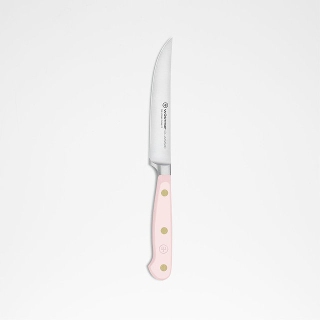 Wusthof Classic Color Pink Himalayan Salt 4.5" Steak Knife
