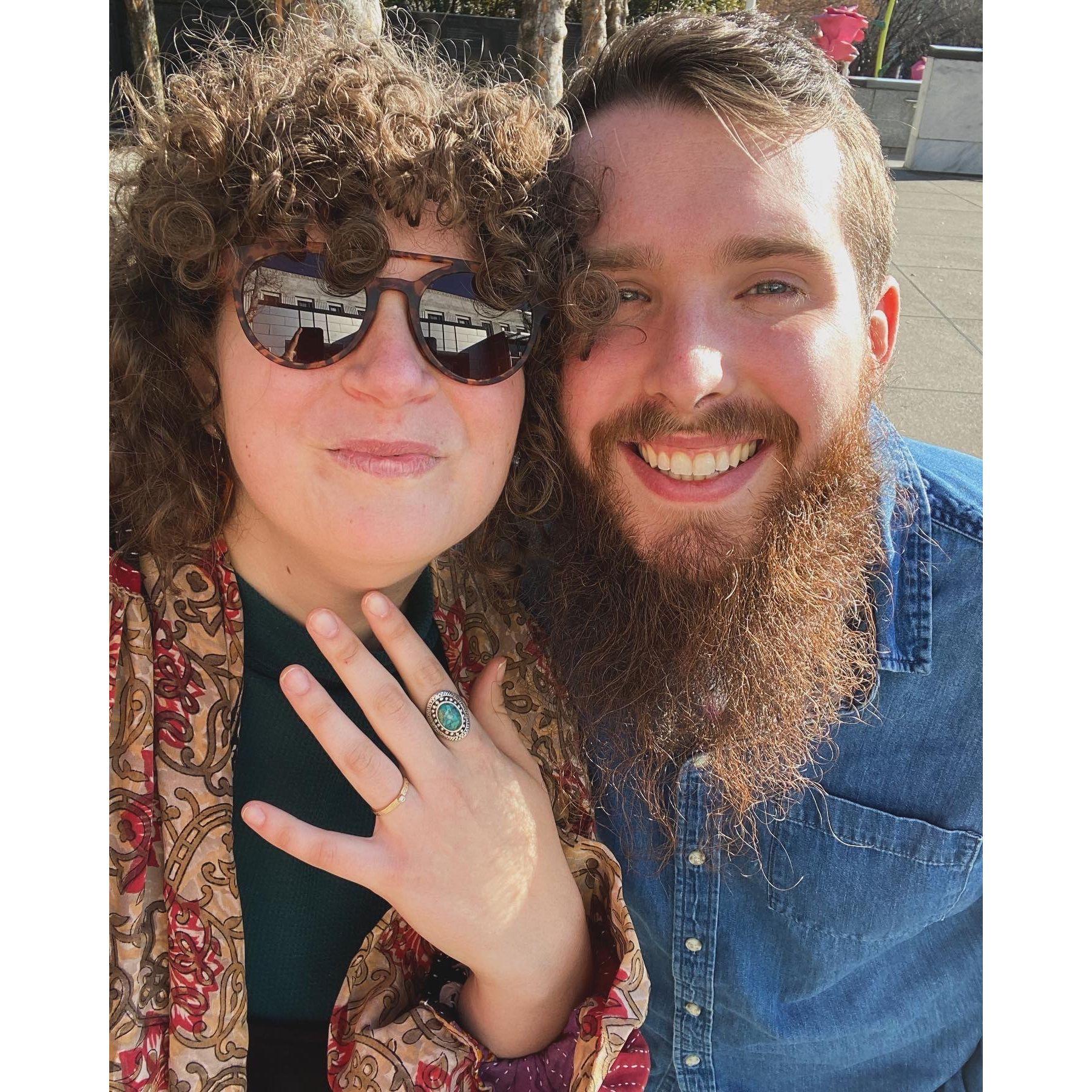 Engagement at the Frist!