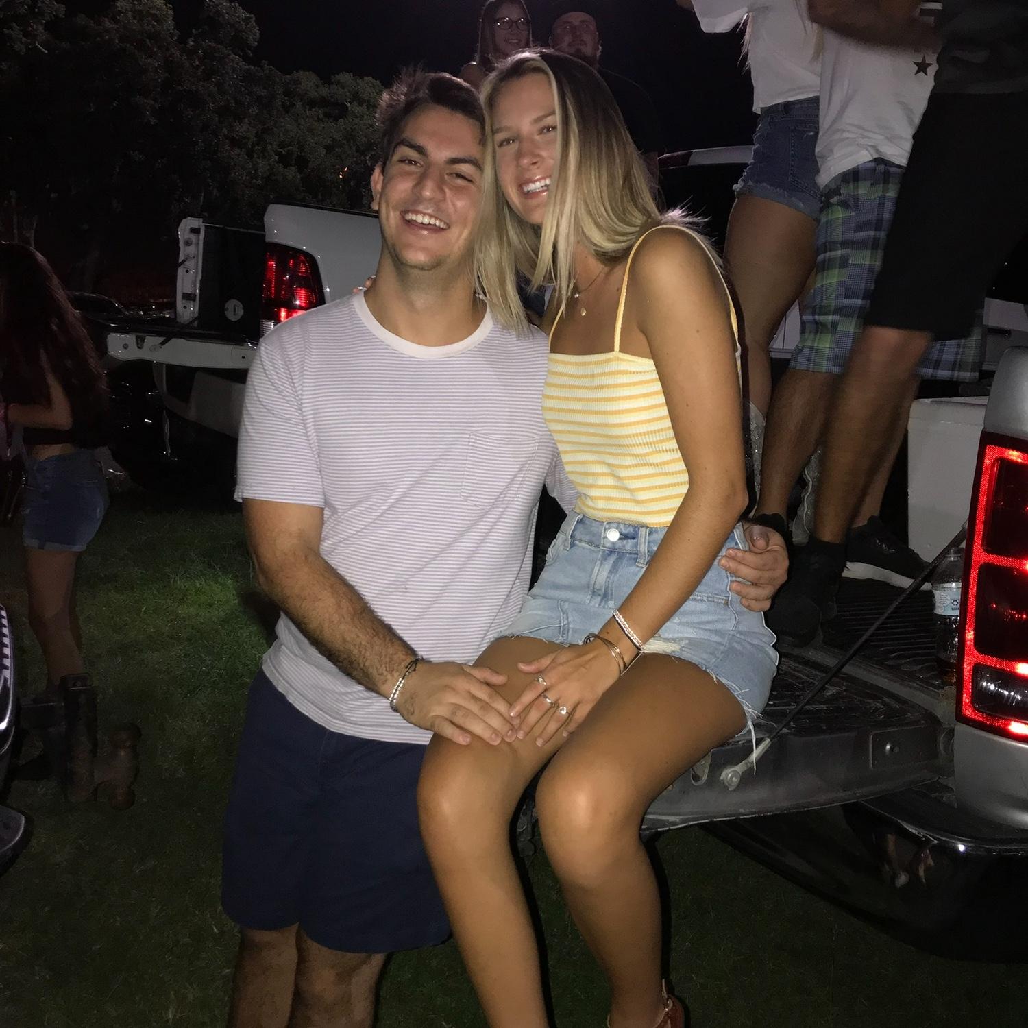 Our first photo together was at a Lee Brice concert in September 2019