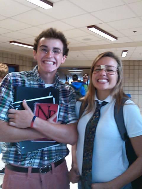 Homecoming week- "Nerd Day"