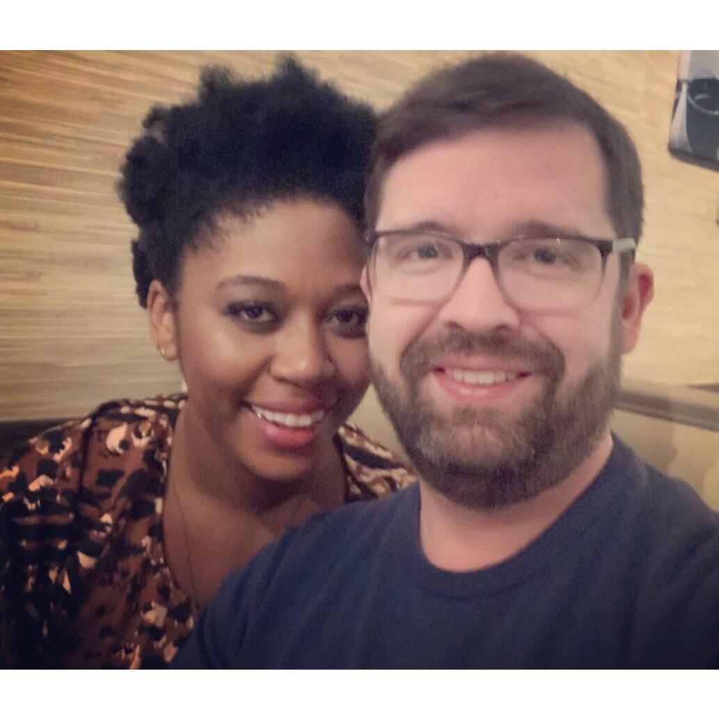 Fun fact! We met on Hinge, the dating app.