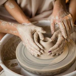 Pottery class in Turkey