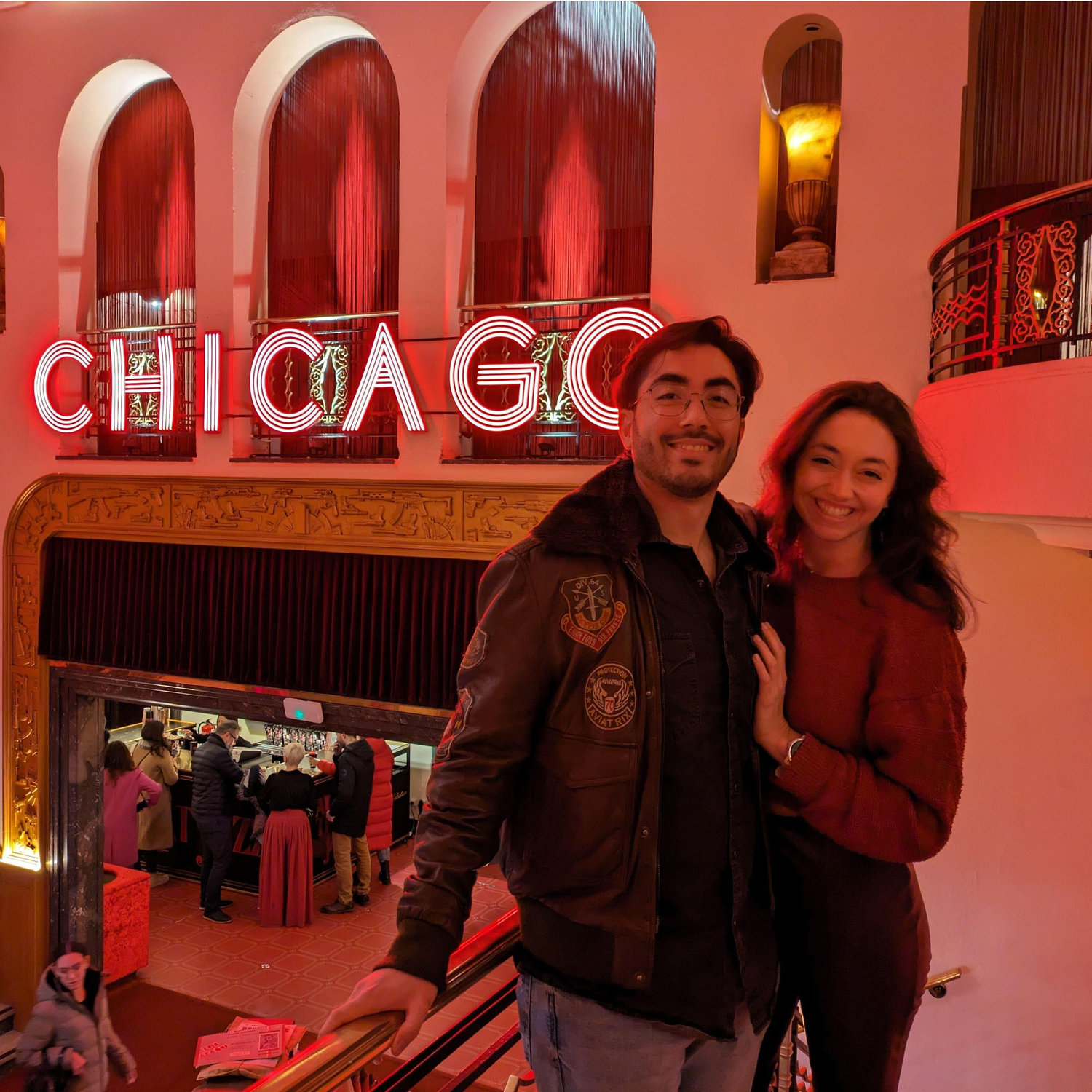 To celebrate our 2nd anniversary, Felix snagged tickets to see an amazing production of Chicago in Madrid, Spain! - Feb. 2024