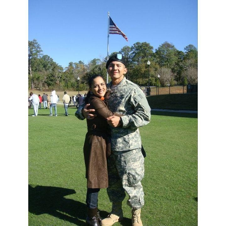 As he left for basic training, I felt a mix of anxiety, pride, and sadness, but above all, I was so happy for him.  It was a tough goodbye, but I knew he was off to do something amazing. Three months went by in the blink of an eye and this was the day he’s officially a soldier! So proud of everything he’s achieved!