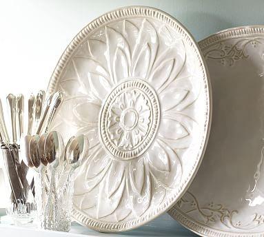 Juliette Oversized Ceramic Round Serving Platter