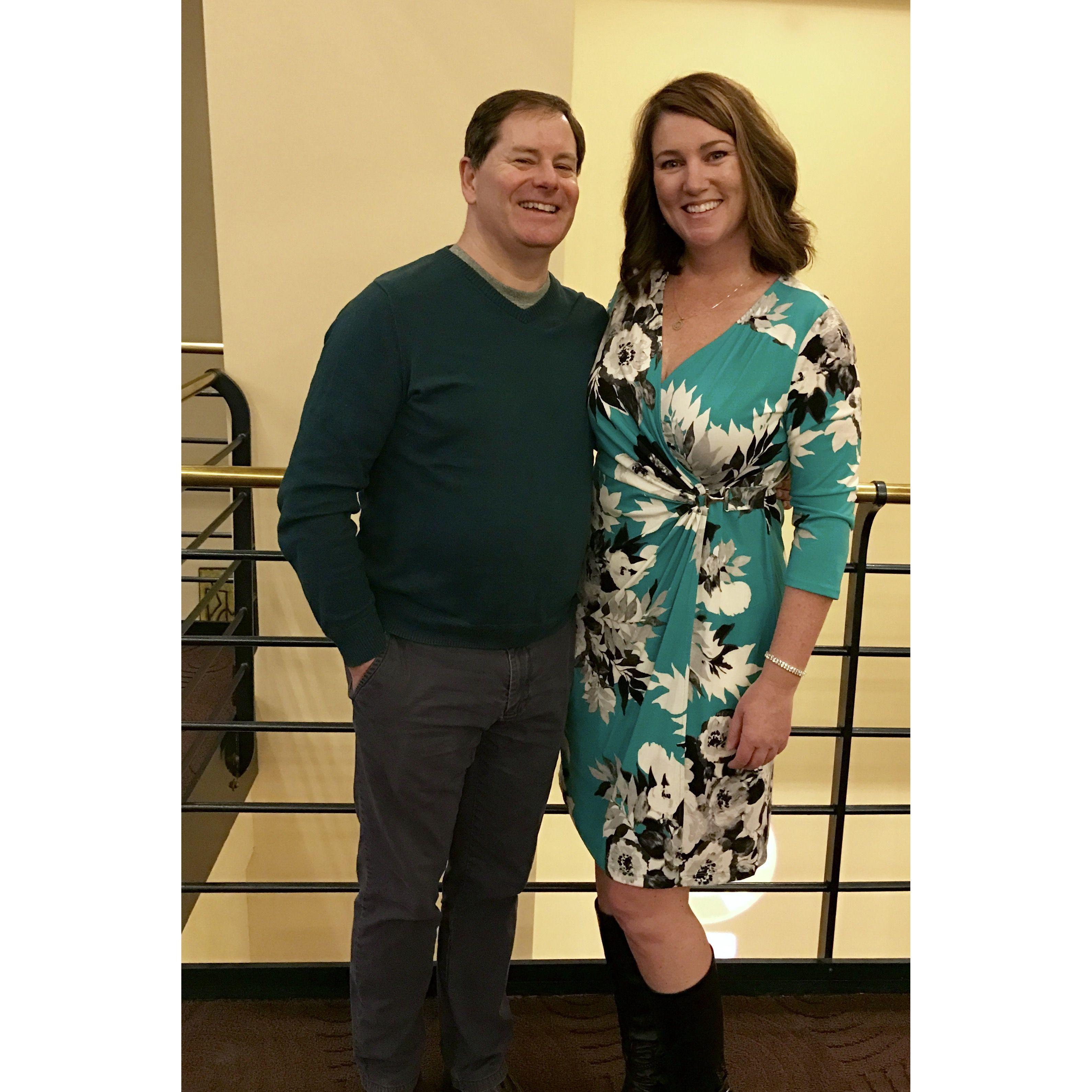 A random fancy night out at the theater in Denver.