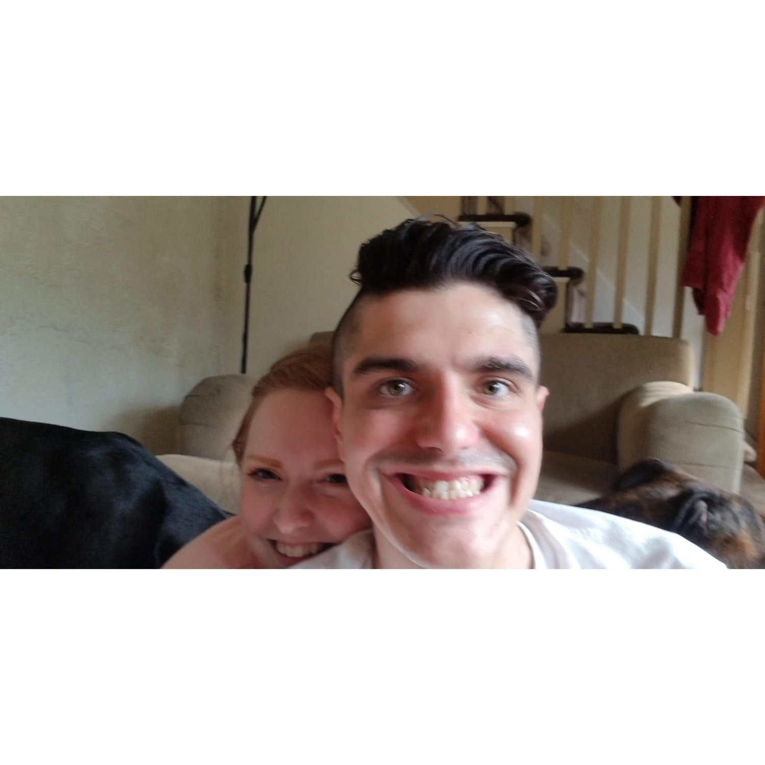 A family photo (sort of!) in May 2019.