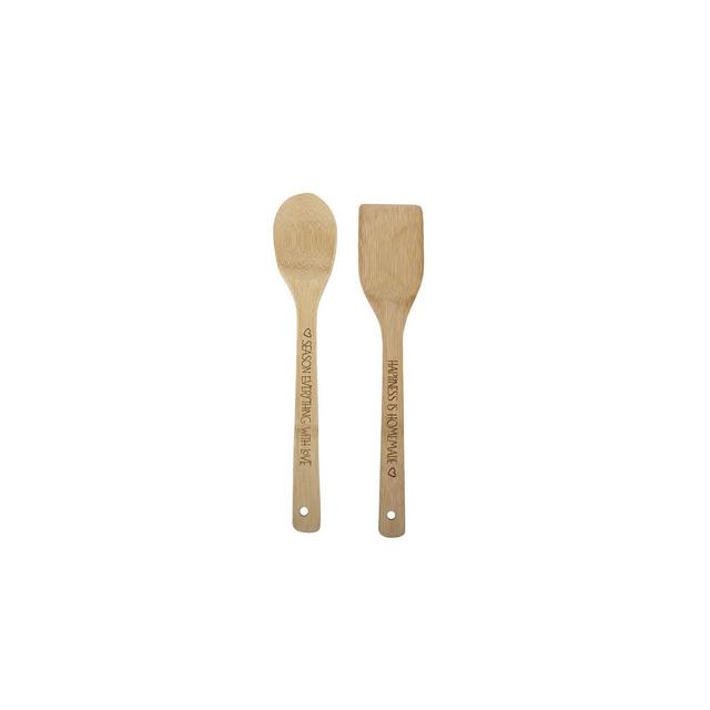 Core Home Season with Love Bamboo 2-Pc. Utensil Set