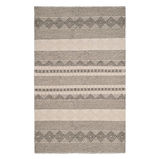 3'x5' Bertram Tufted Rug Gray/Ivory - Safavieh