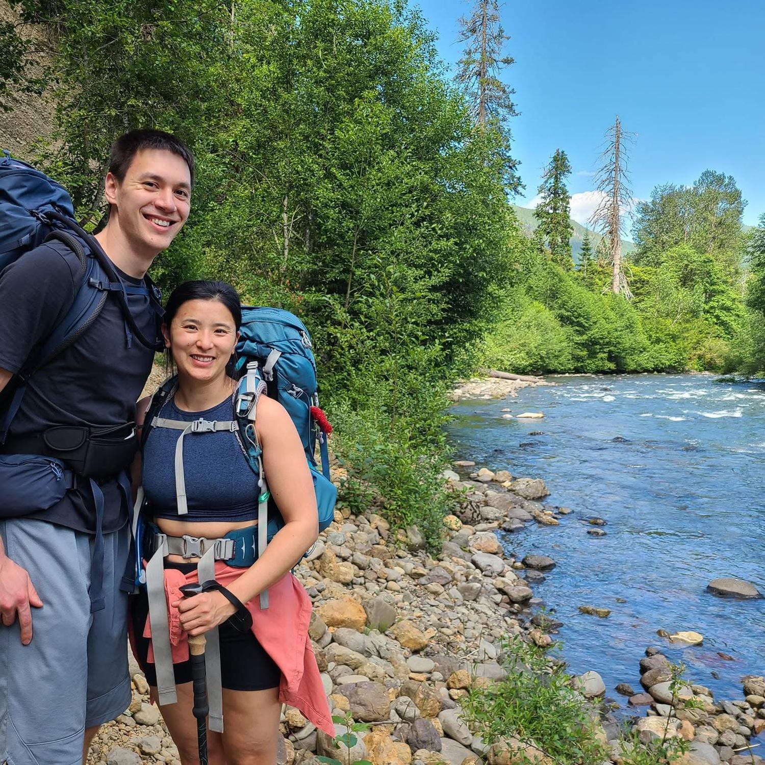 First backpacking trip together! Joe's first backpacking trip ever xD