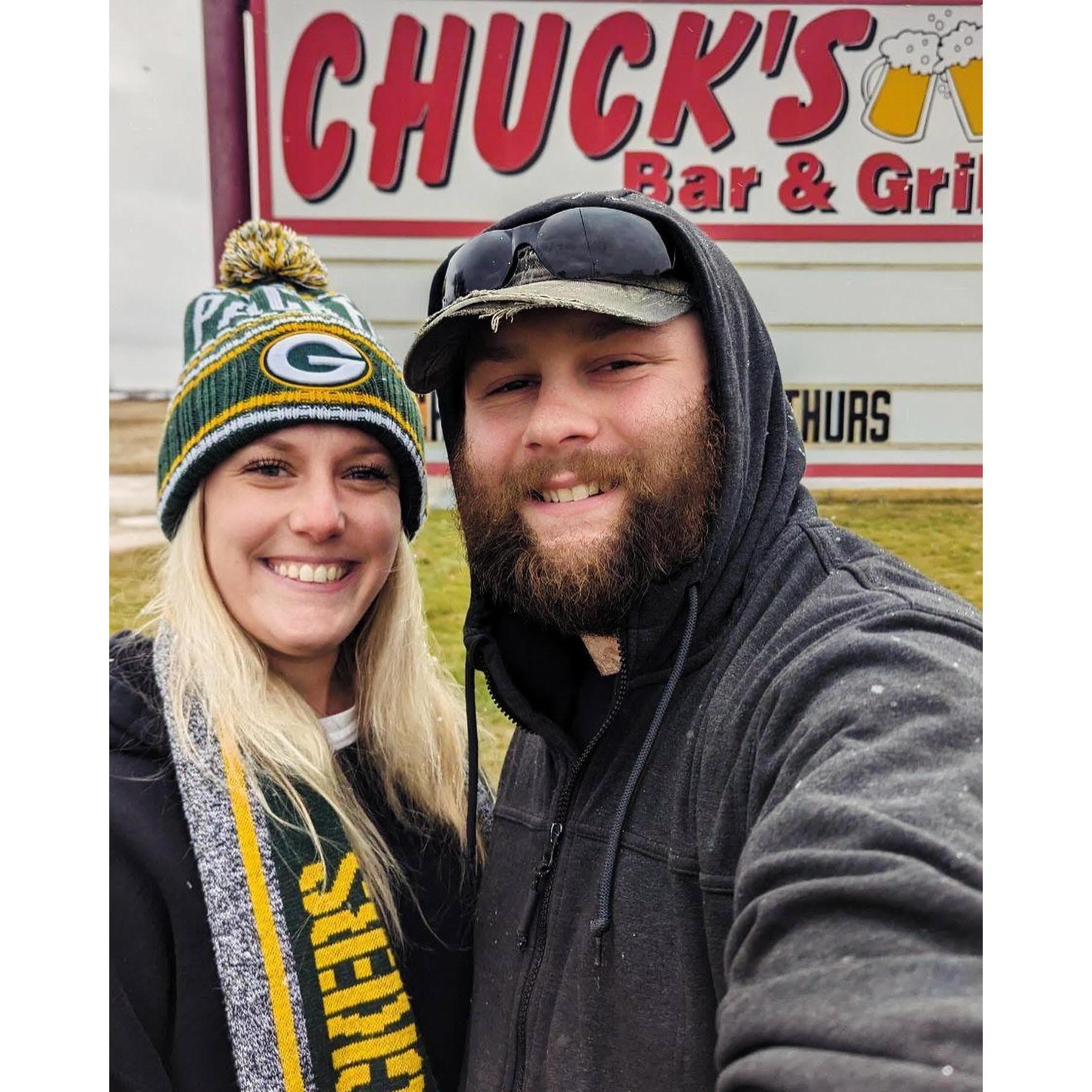 Saying goodbye to the BEST dive bar! RIP Chuck's in Virgil, IL. IYKYK.