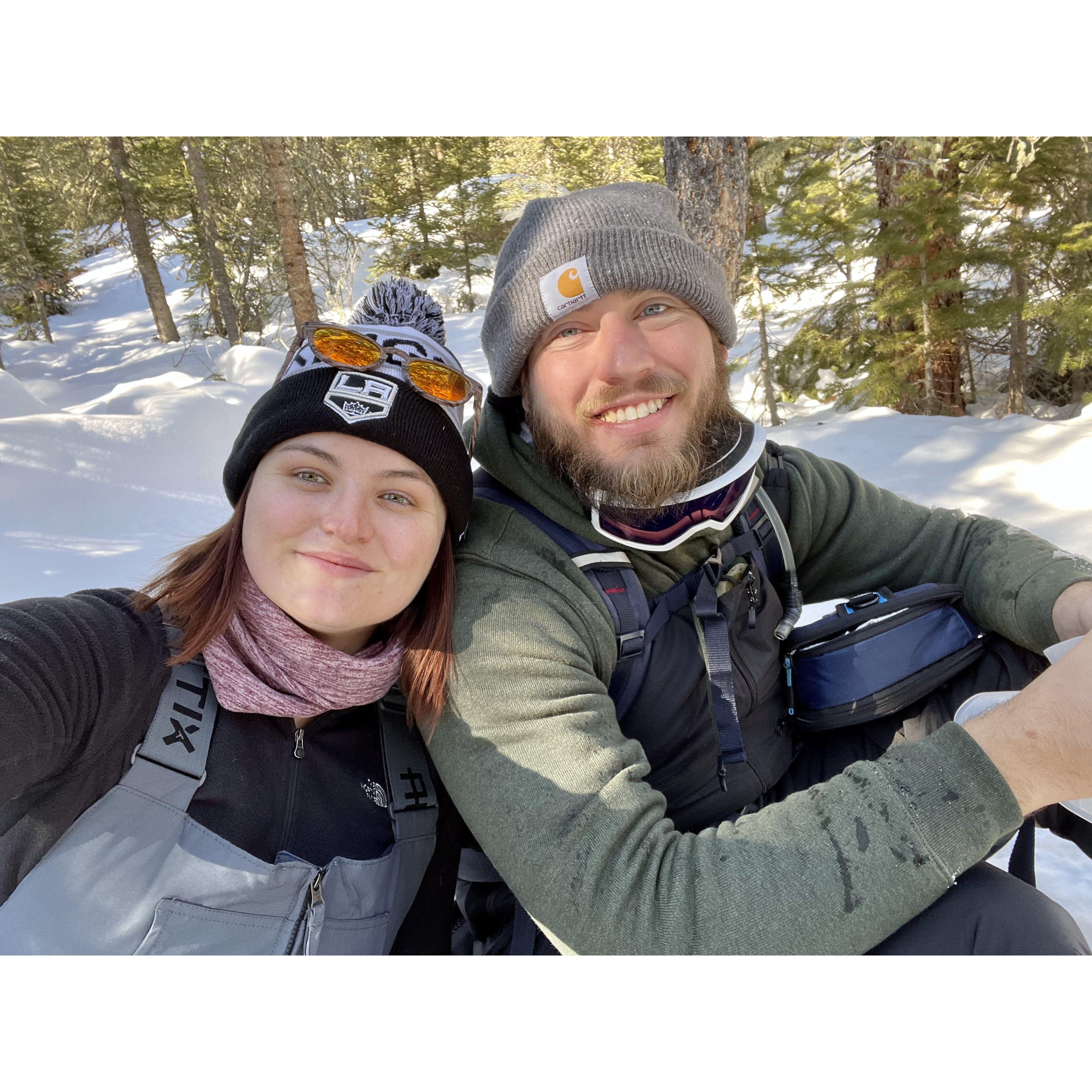 first snowshoeing adventure!