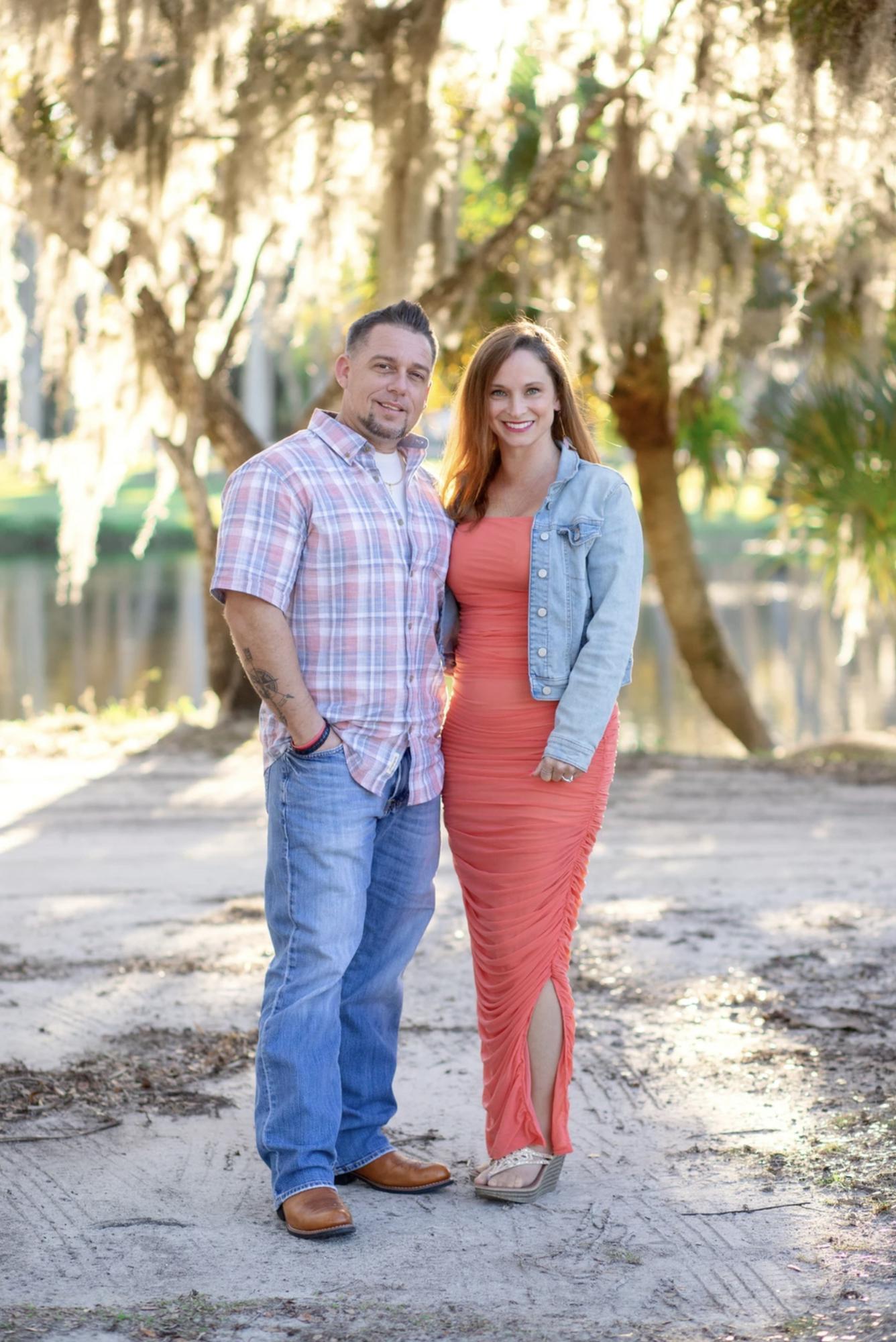 Our engagement photos at White City Park Fort Pierce