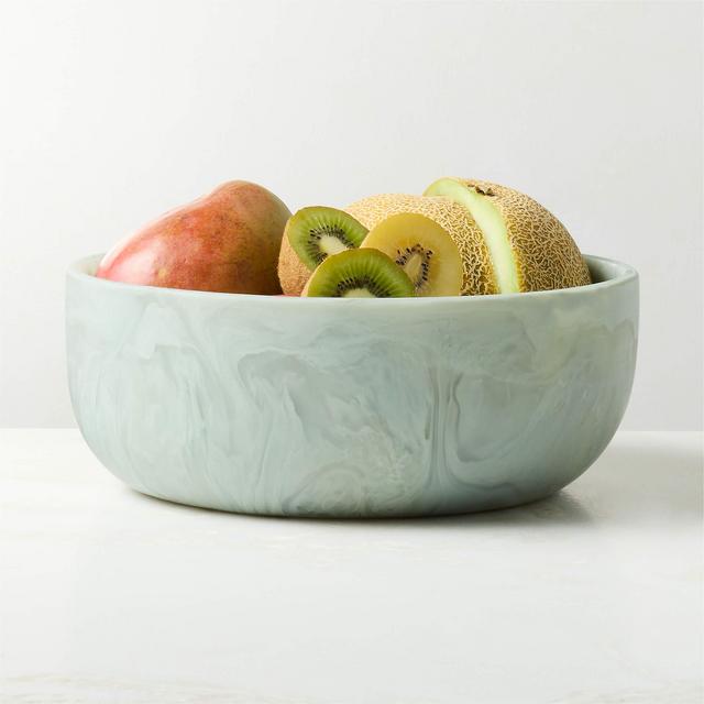 Radley Light Teal Swirl Resin Serving Bowl