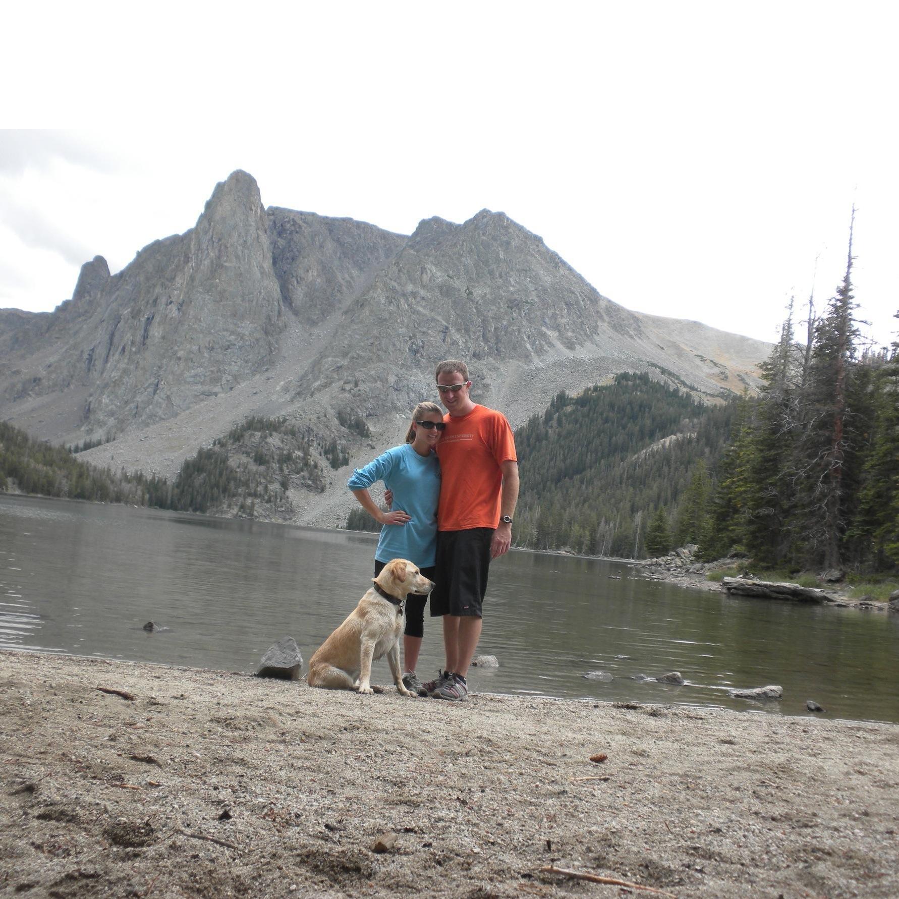 Our first camping trip in Wyoming!