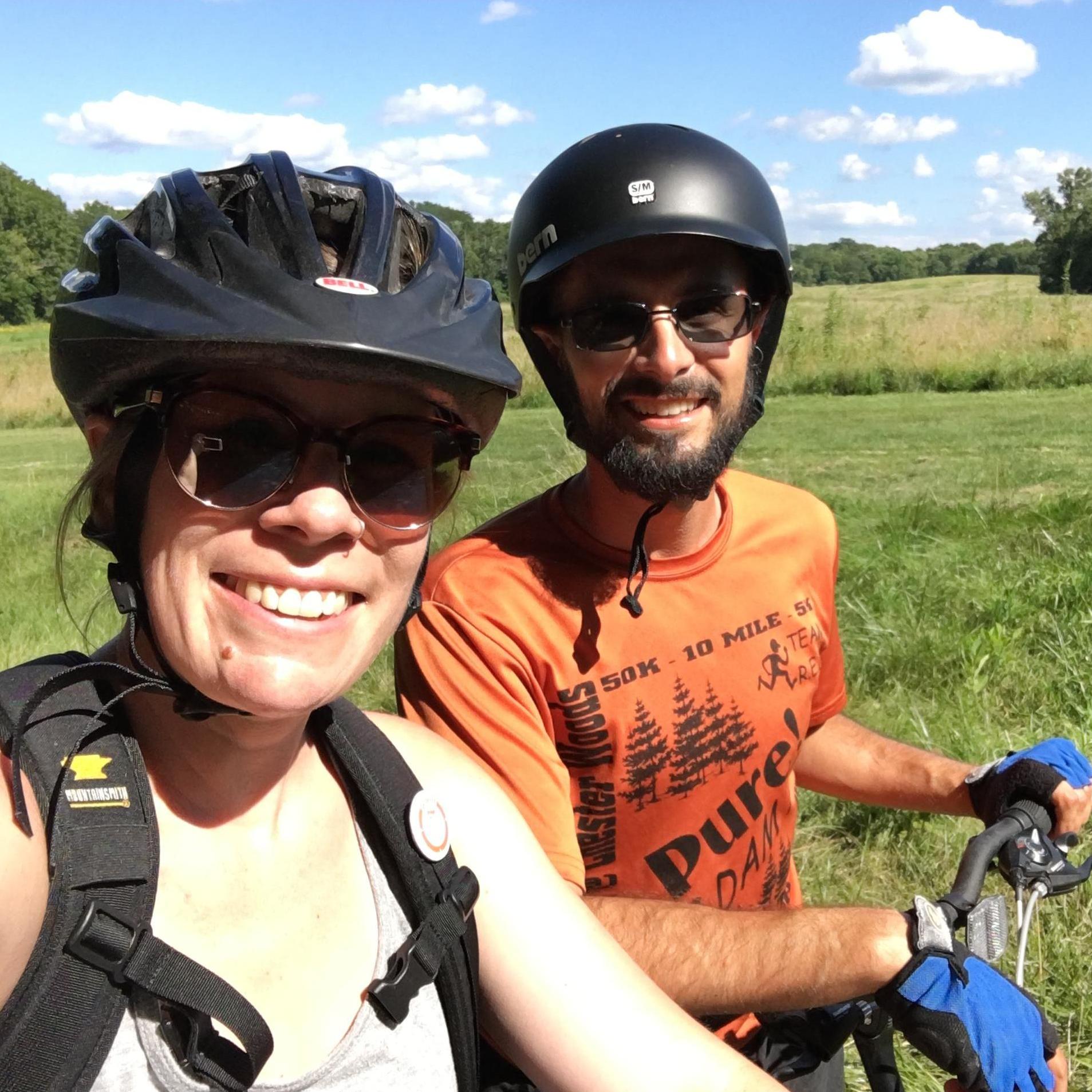 Biking in Iowa City (July 2017)
