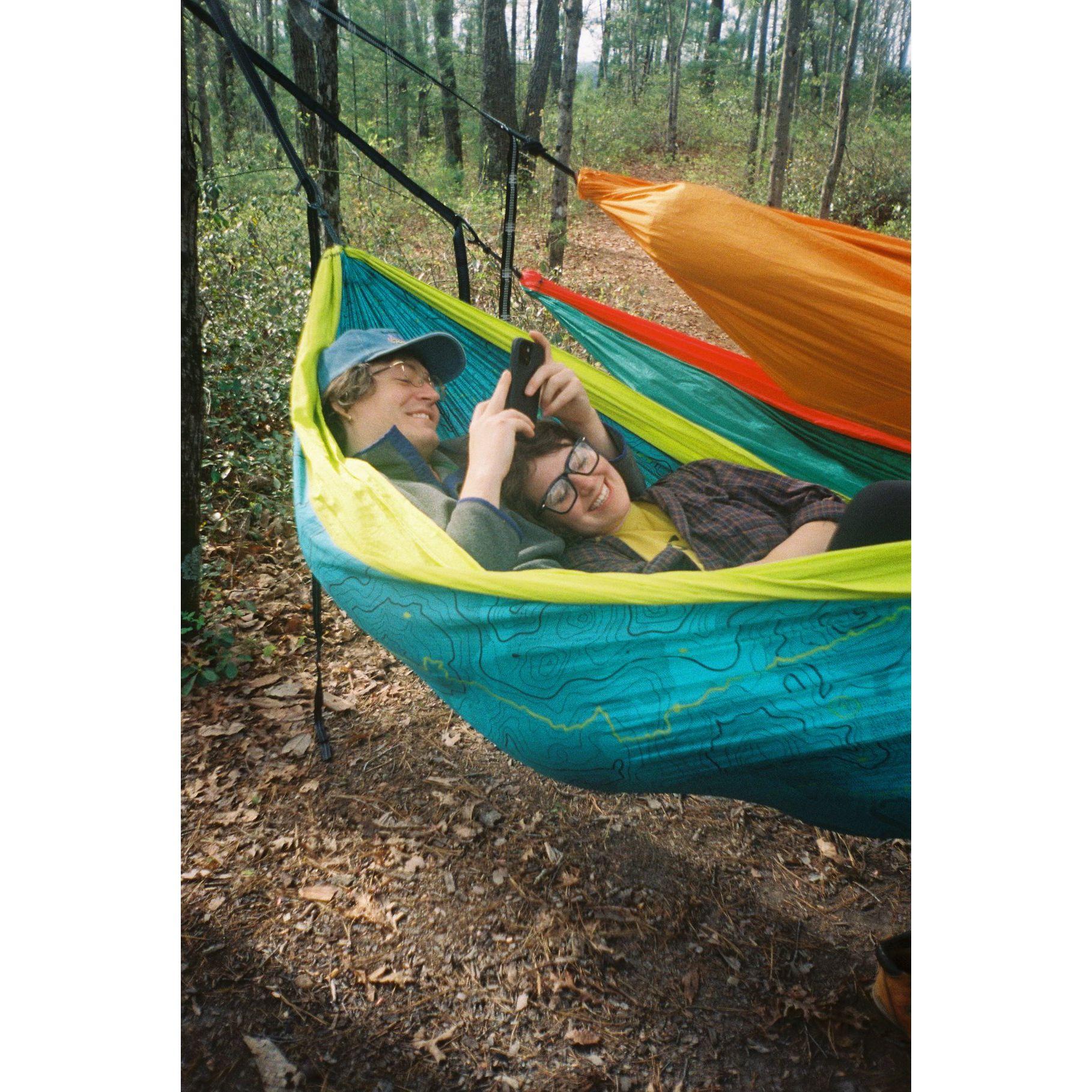 Relaxing in the hammock, caught on film by our friend, Tiffany.