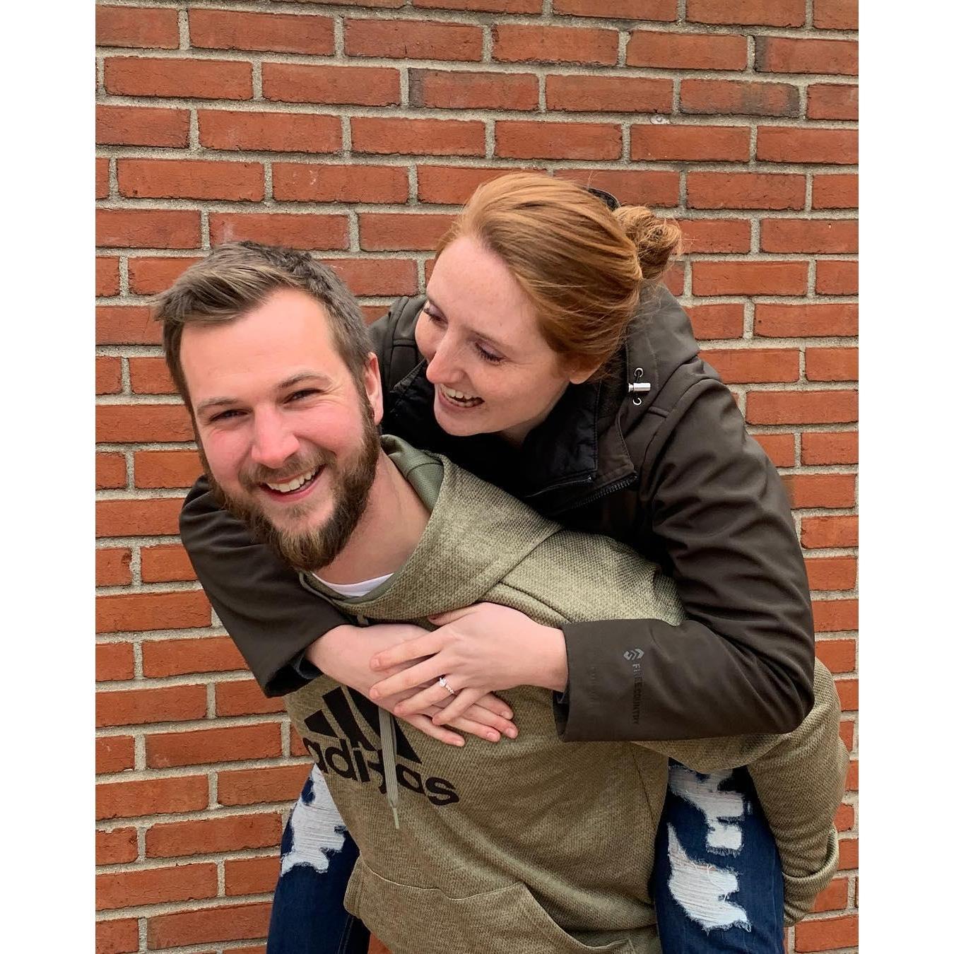 The best day of our lives...the YES day! 2/10/19