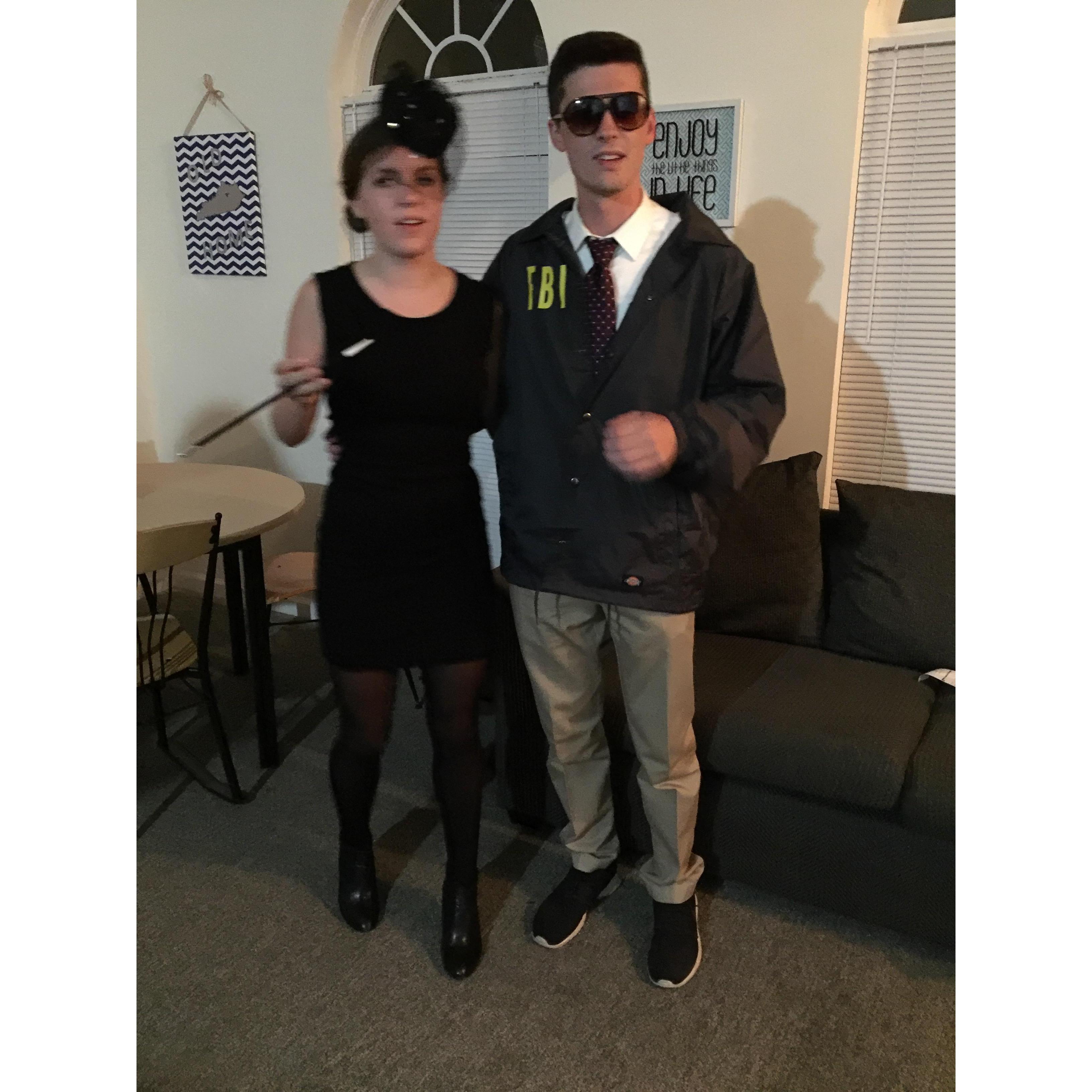 Halloween 2017 - Burt Macklin and Janet Snakehole