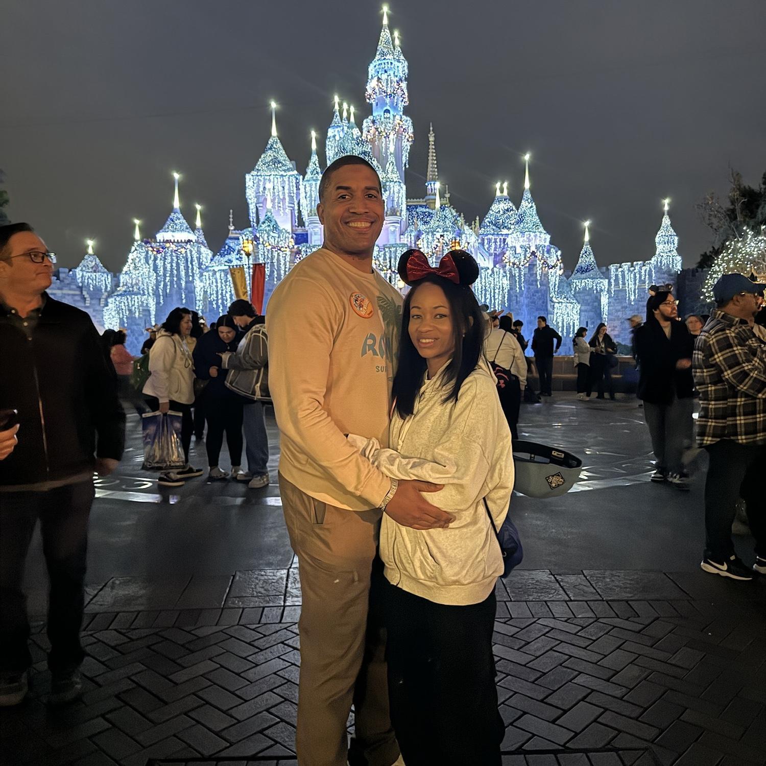 Awkward Disneyland pose