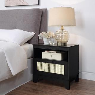 Sheridan Modern Cane Nightstand
