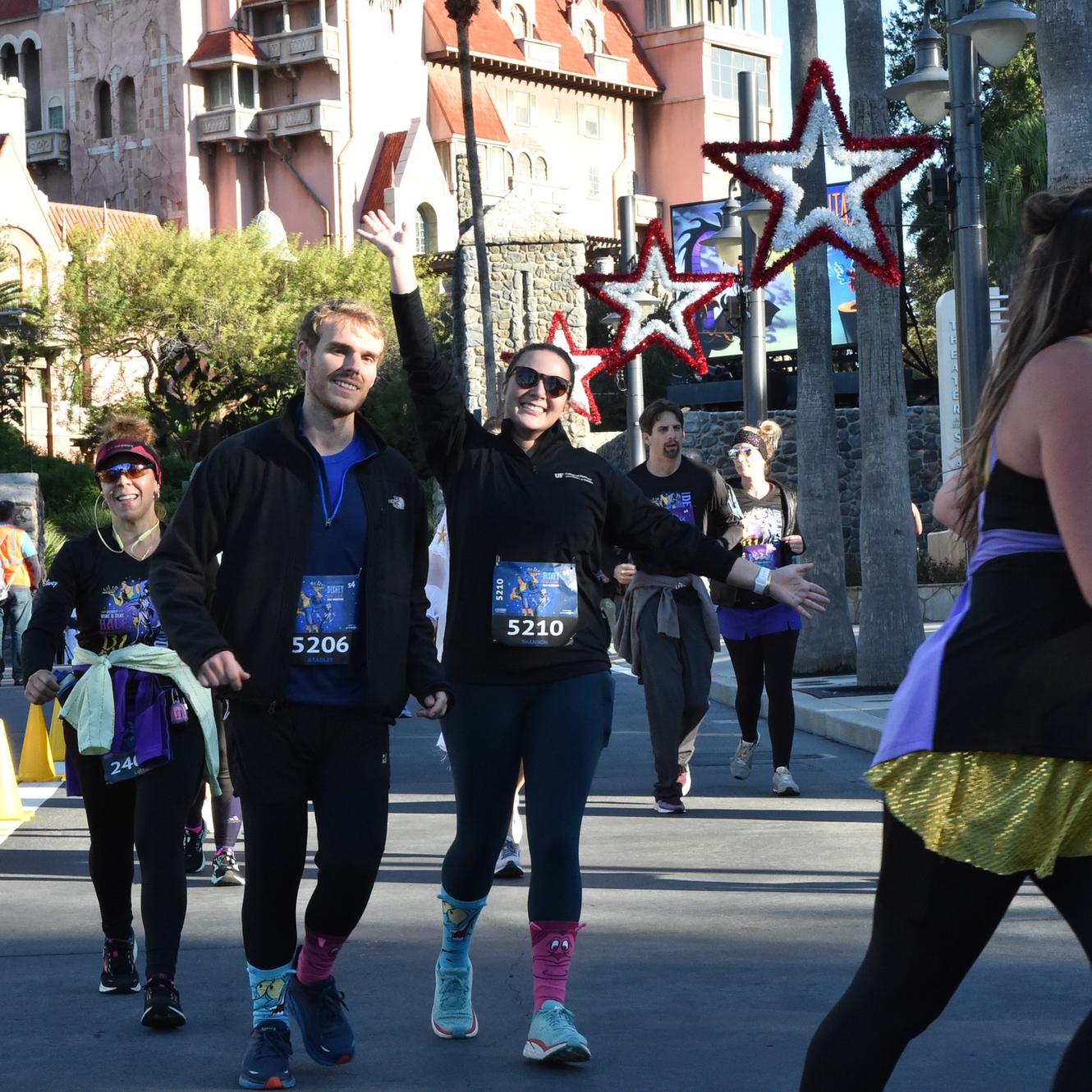 Shannon convinced Brad to run a half marathon at Disney!