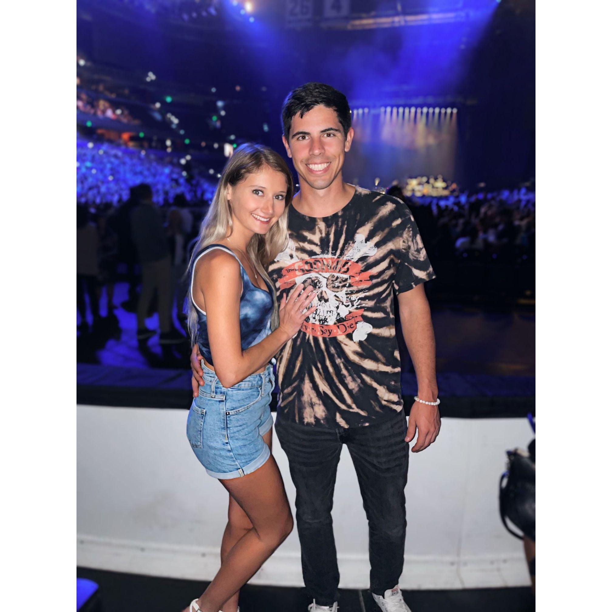 Our first concert together