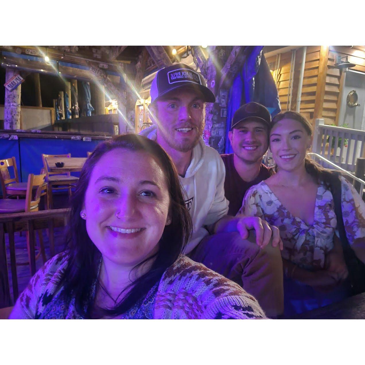 Vacation in Destin where Amber first met some of Ryan's family