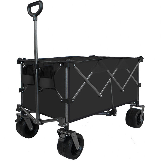 Streamdale Furniture Collapsible Folding Wagon: Large Capacity, Removable Fabric, Compact Size