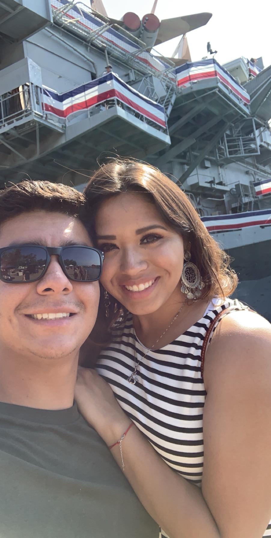 San Diego 2019 with the USS Midway behind us.