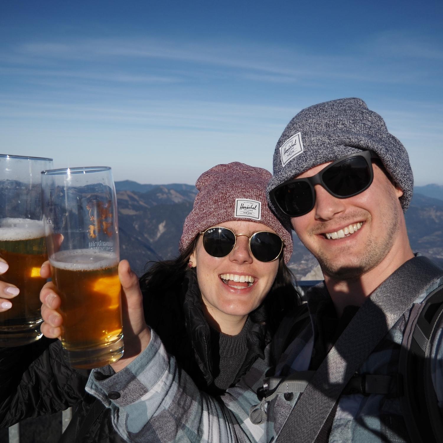 Enjoying life at the top of the tallest mountain in Germany! 2024