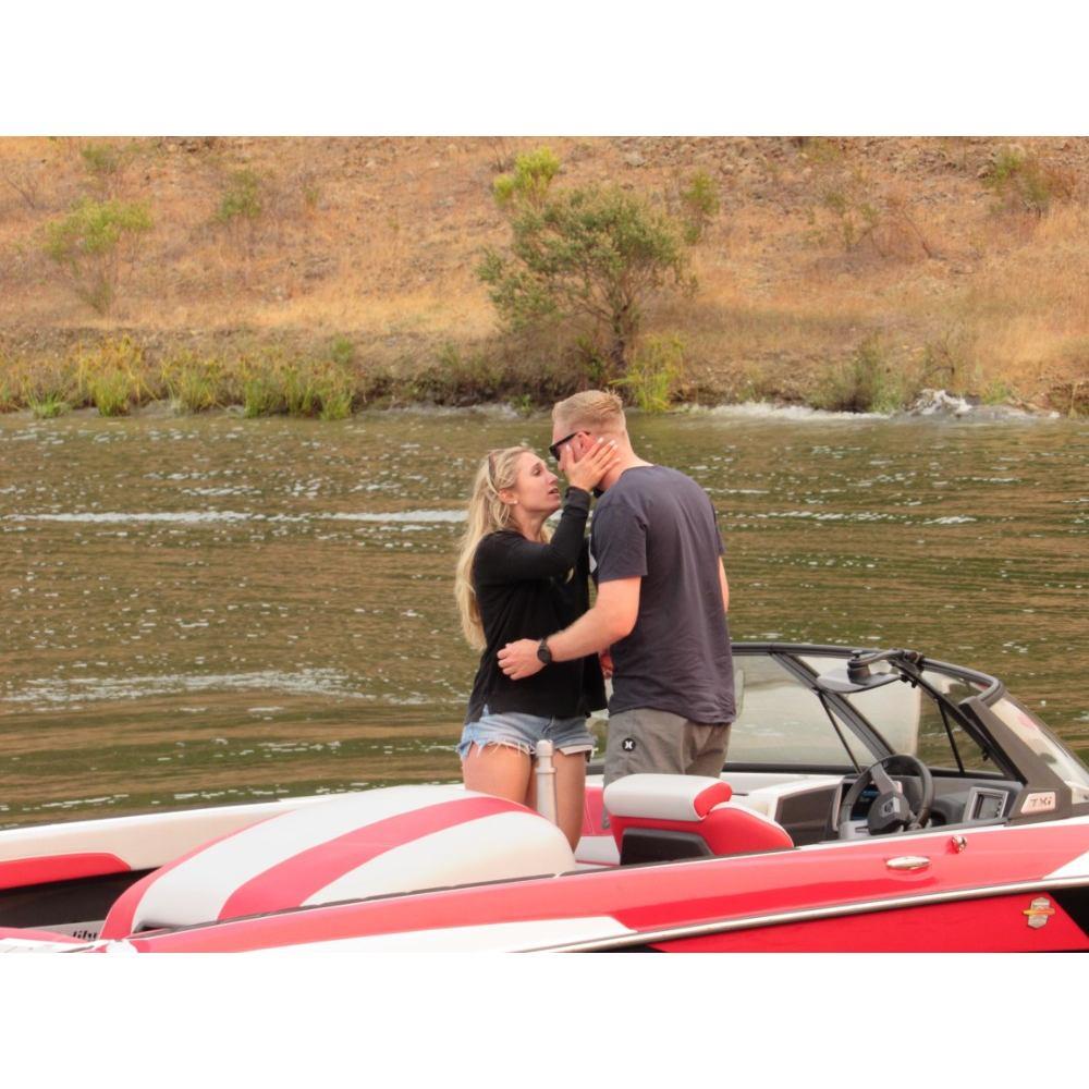 After Scott popped the question!