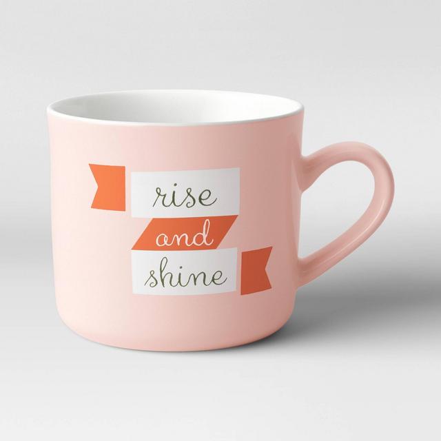 16oz Stoneware 'Rise and Shine' Mug - Opalhouse™