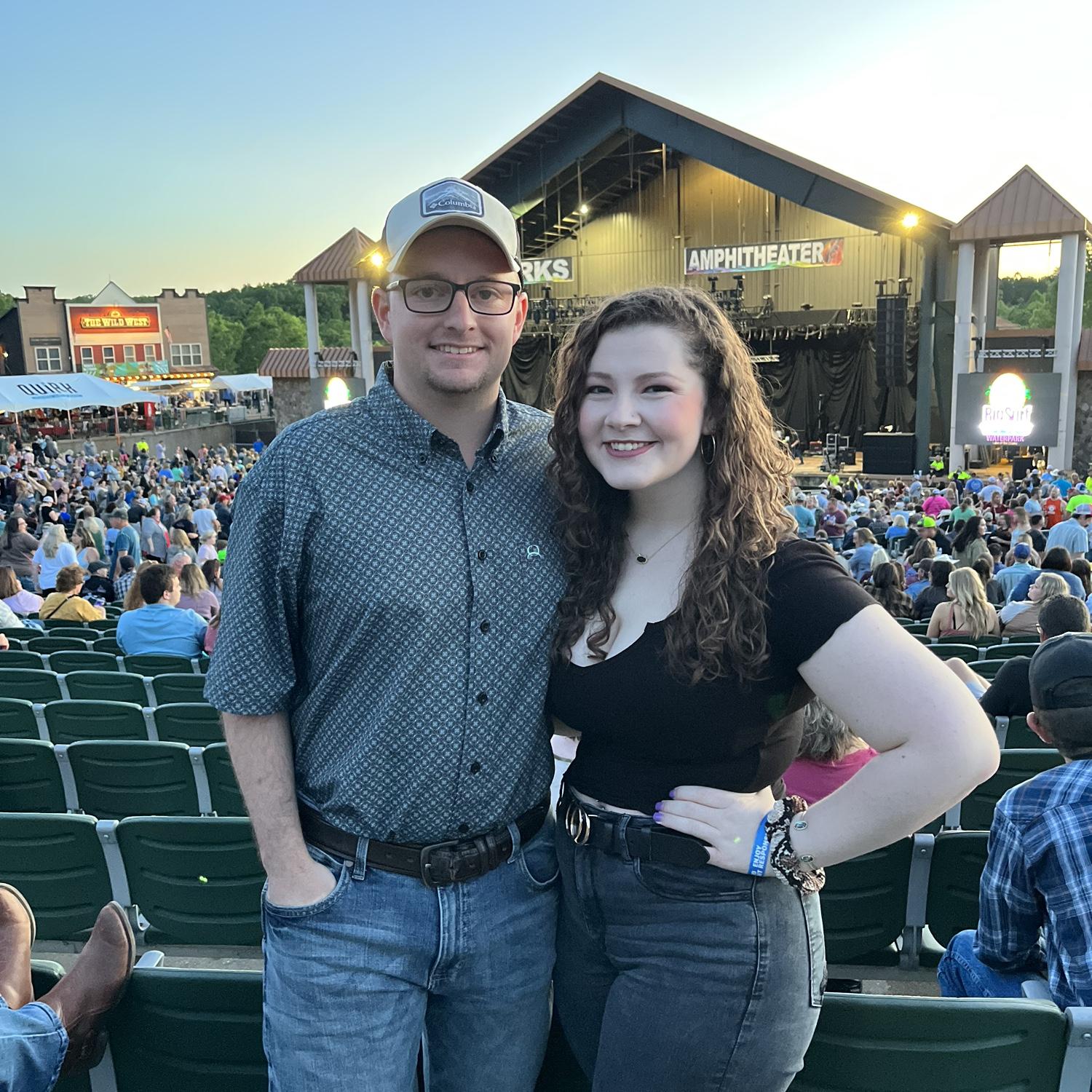 The Clay Walker concert! This was the first photo of Jay sent to Ashley’s parents.