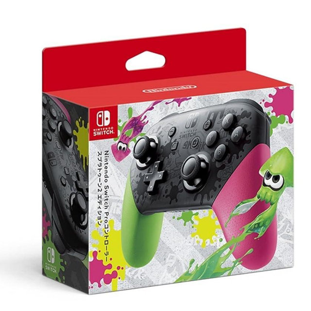 Nintendo Switch Splatoon 2 Japanese Import Pro Controller [Nintendo]