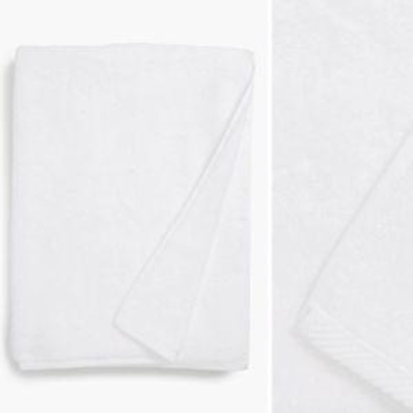 Milagro Cotton Bath Towels - White