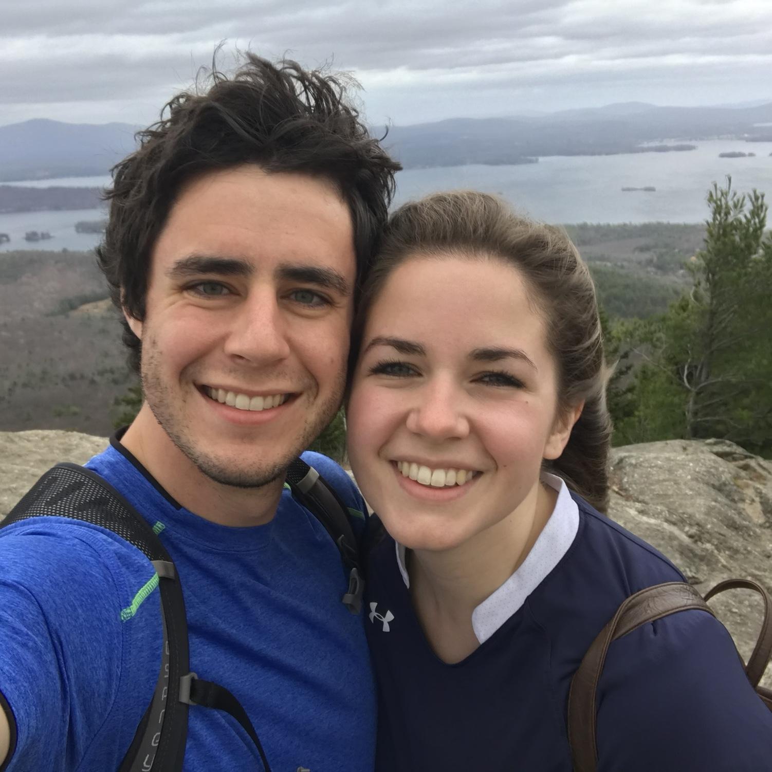 Hiking a windy Mount Major