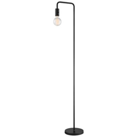 Lite Source Nilmani Black Downbridge Floor Lamp