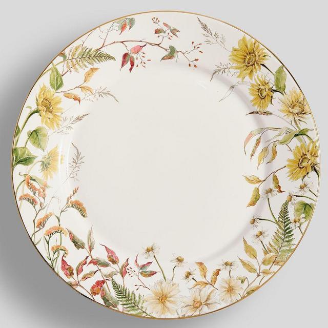 Bedford Harvest Stoneware Dinner Plates, Set of 4