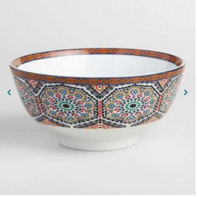 Fez Moroccan Tile Bowls, set of 4