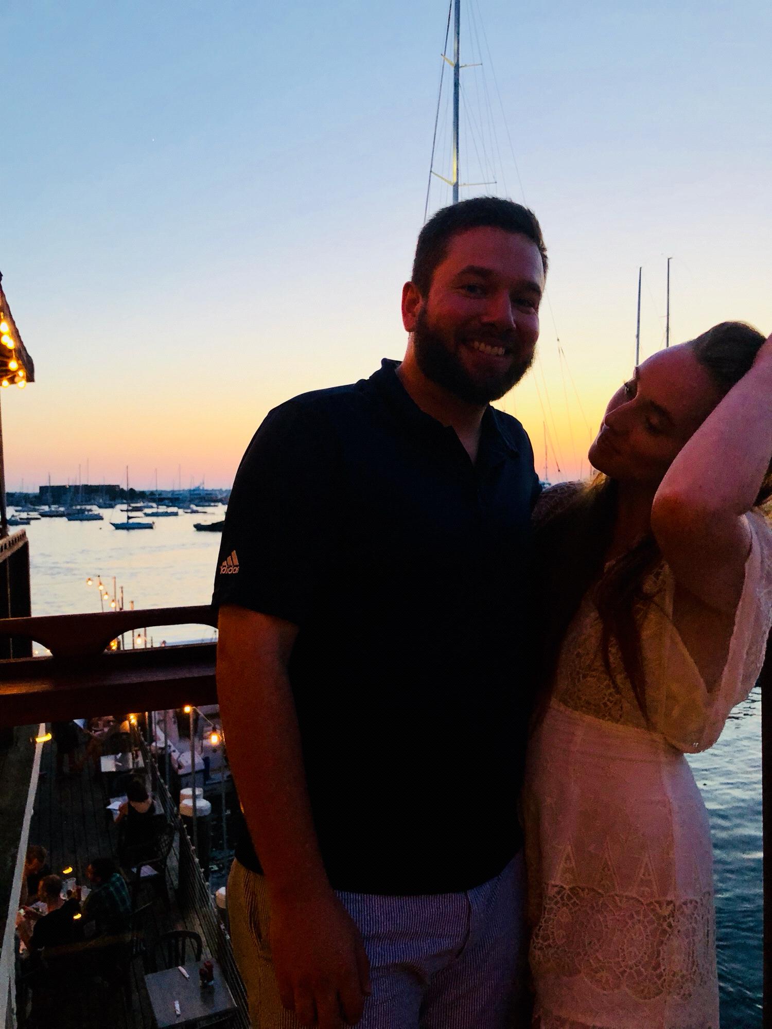Dinner in Newport RI on our bachelor/bachelorette party!